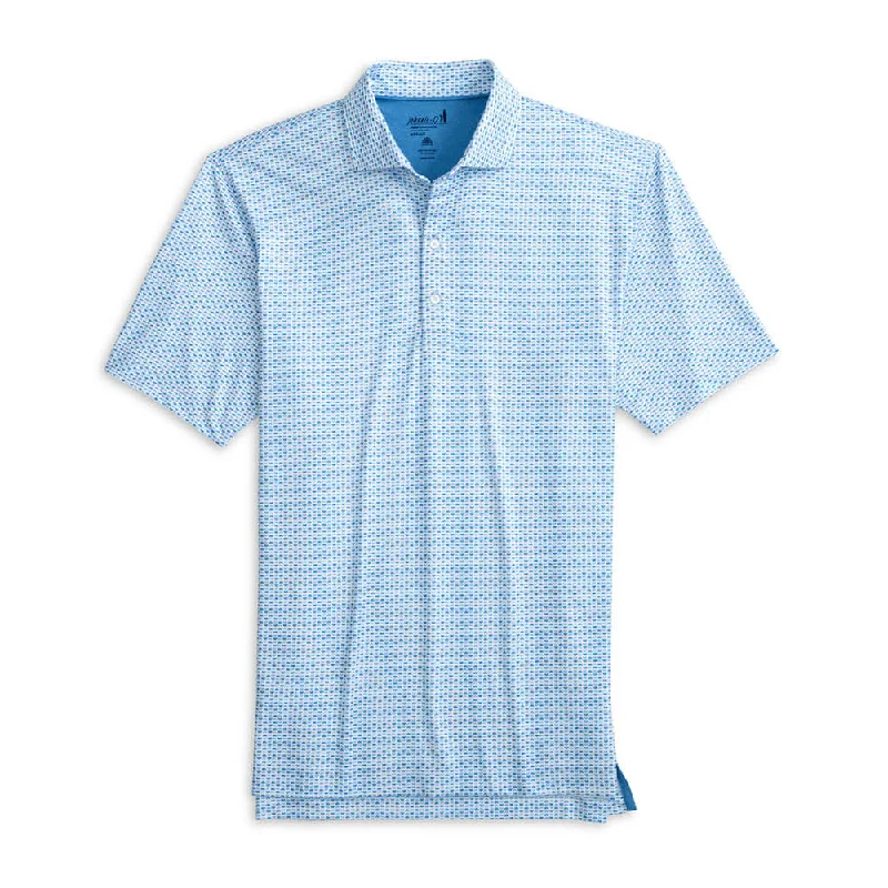 men's short sleeve polo shirts for work -Johnnie-O O'Malley Prep-Formance Polo Shirt - Victory