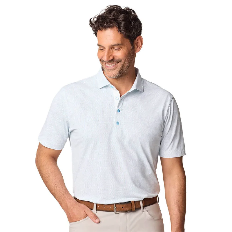 polo shirts for business casual wear -Johnnie-O Blume Prep-Formance Polo Shirt - Permafrost