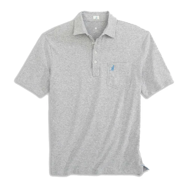 versatile cotton polo shirts -Johnnie-O Heathered Original Polo Shirt - Gray