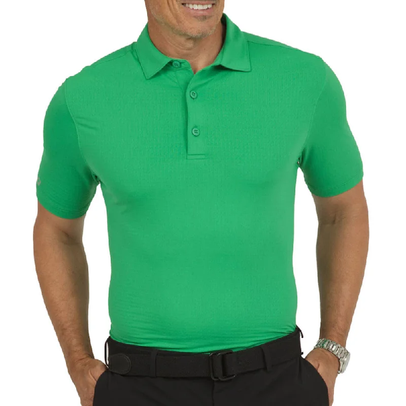 men's pique polo shirts with logos -IBKUL Mens Solid Polo Shirt - Kelly Green