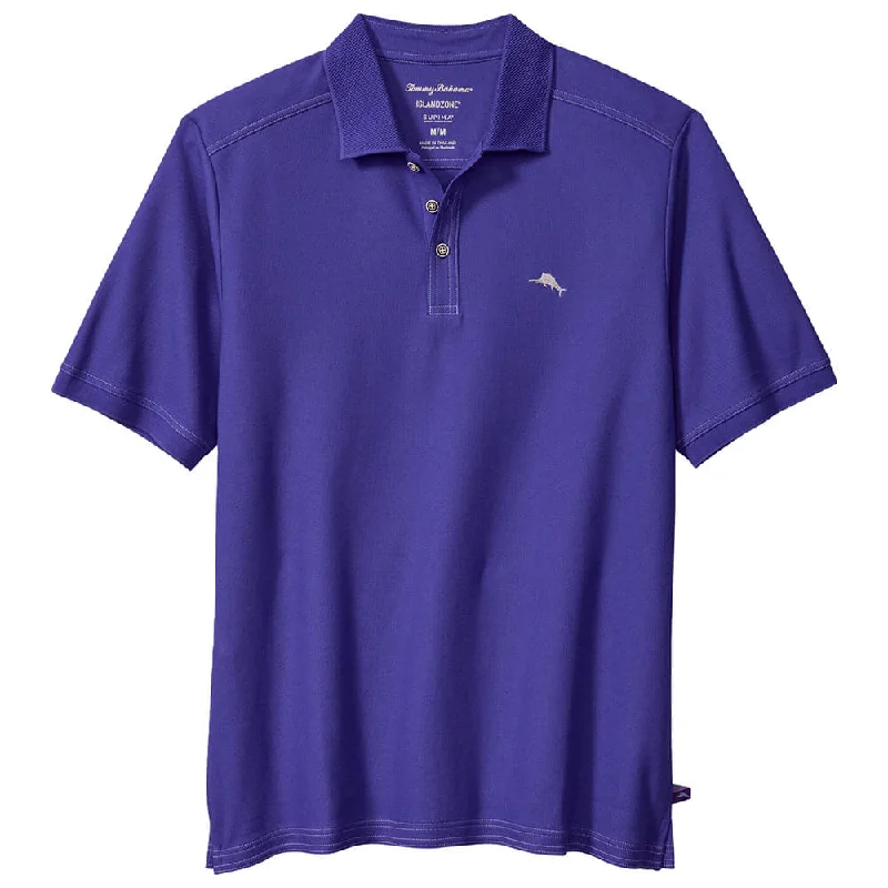 versatile polo shirts for men -Tommy Bahama IslandZone Emfielder 2.0 Polo Shirt - Sapphire Night