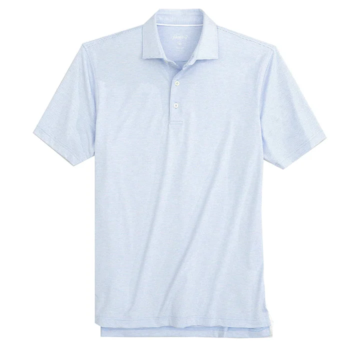 men's athletic pique polo shirts -Johnnie-O Lyndon Prep-Formance Polo Shirt - Gulf Blue*