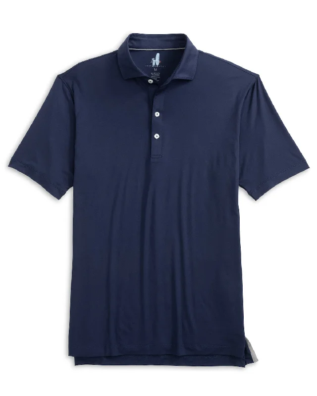 men's high-performance polo shirts -Johnnie-O Huron Prep-Formance Polo Shirt - Navy 2