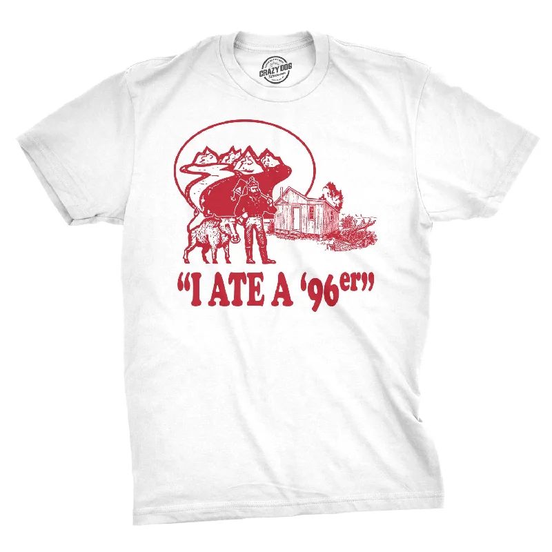 men's oversized t-shirts -Ate A 96er Men's T Shirt