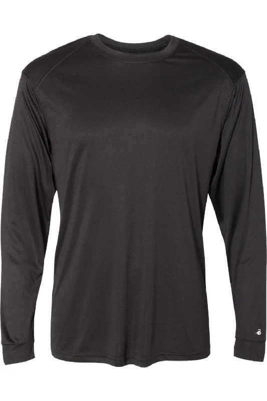 slim fit t-shirts for men -Badger Ultimate SoftLock Long Sleeve T-Shirt