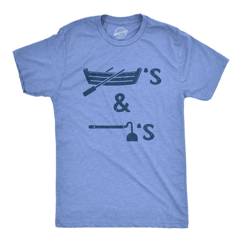 men's casual short-sleeve t-shirts -Boats And Hoes Men's T Shirt