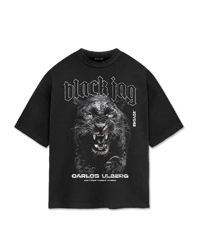 men's soft jersey t-shirts -Carlos Ulberg 'Black Jag' Supporter T-Shirt