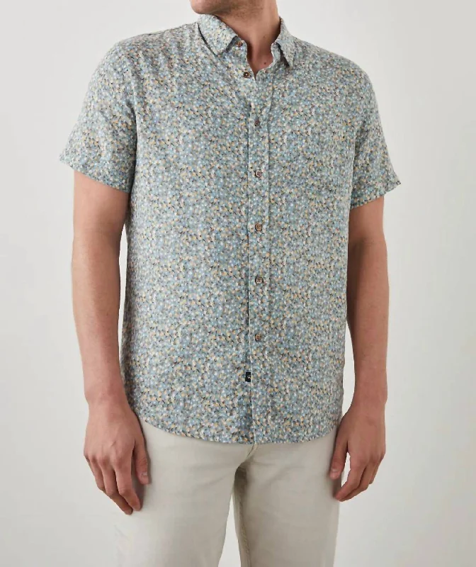 men's premium checkered shirts -Carson Shirt In Spring Blossom