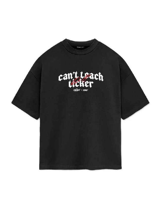 breathable t-shirts for men -Dan Hooker 'Can't Teach Ticker' Oversized Supporter T-Shirt