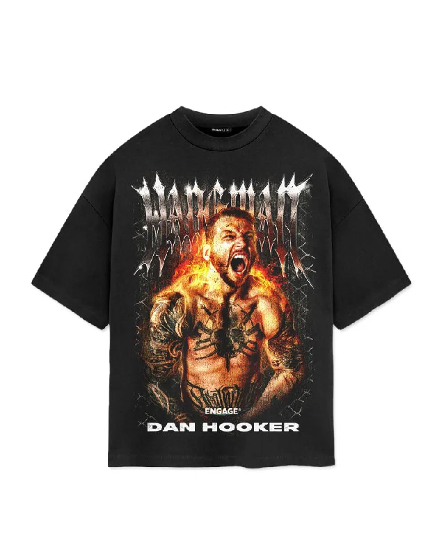 men's summer graphic tees -Dan Hooker 'Evolution' Oversized T-Shirt