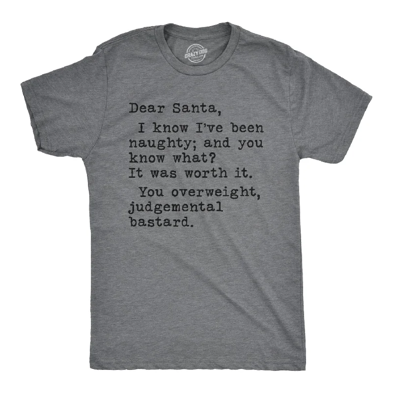 versatile t-shirts for men -Dea Santa, You Overweight Bastard Men's T Shirt