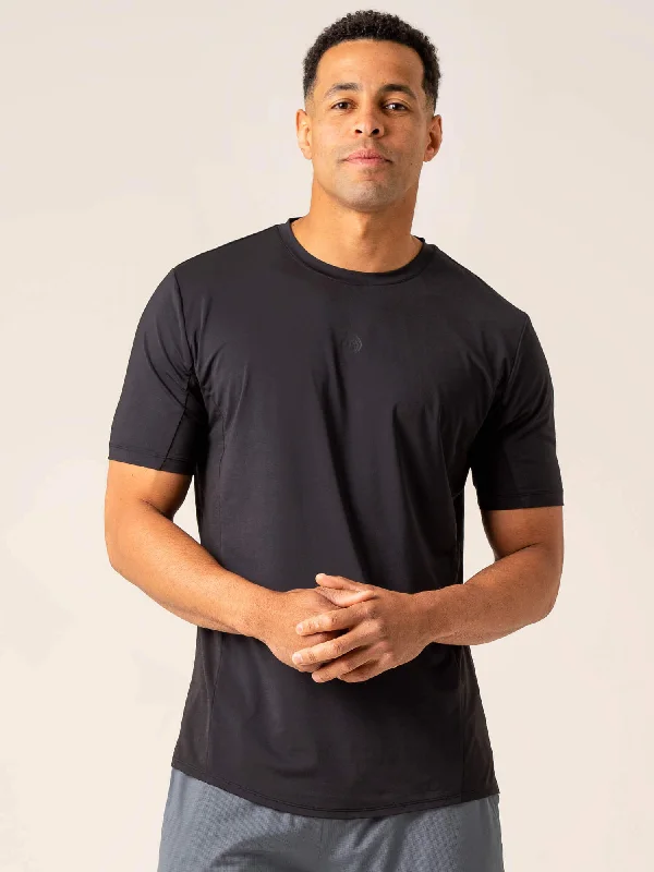 casual t-shirts for men -Dynamic T-Shirt - Black