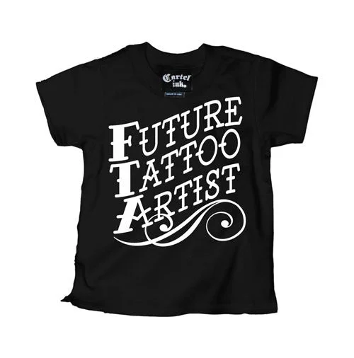 men's printed logo t-shirts -Future Tattoo Artist Kid's T-Shirt