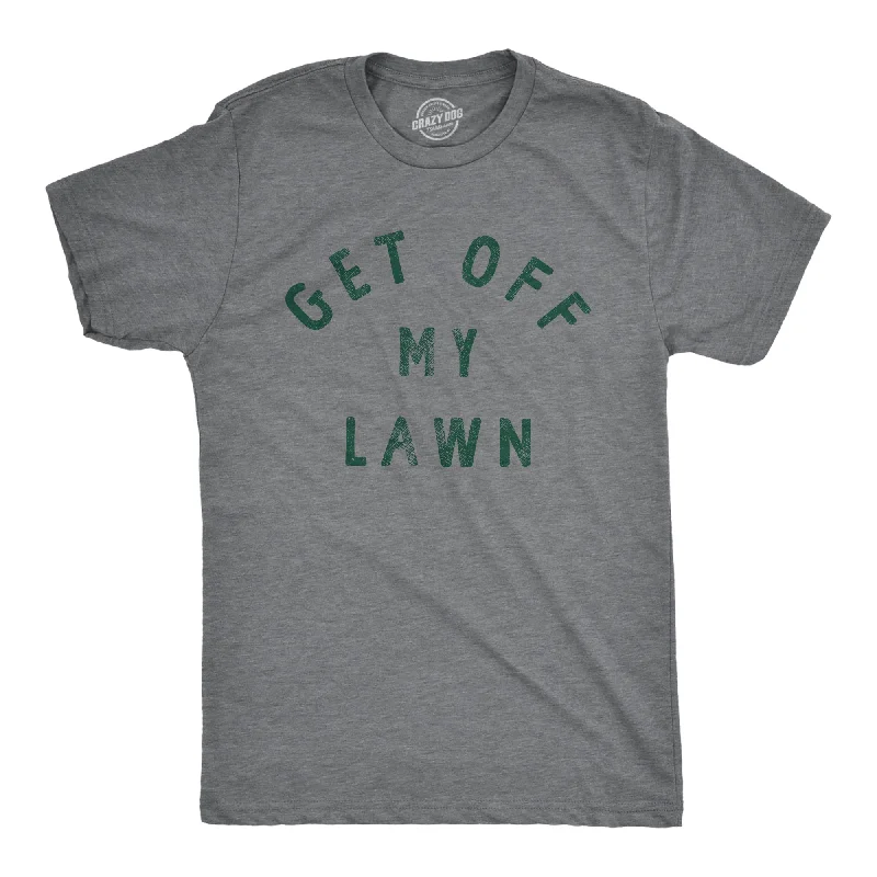 men's black t-shirts -Get Off My Lawn Men's T Shirt