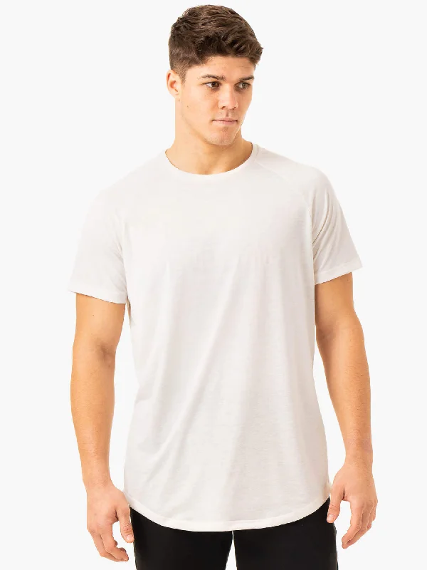 athletic t-shirts for men -Heritage T-Shirt - Off White