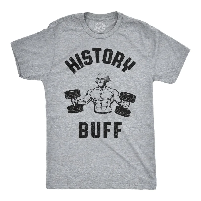 slim fit t-shirts for men -History Buff Men's T Shirt