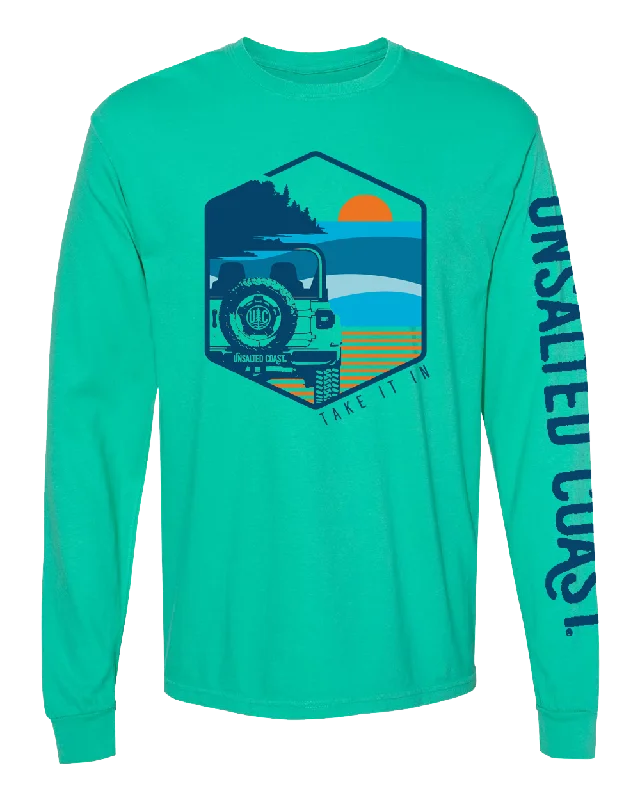 men's v-neck t-shirts -Jeep L/S