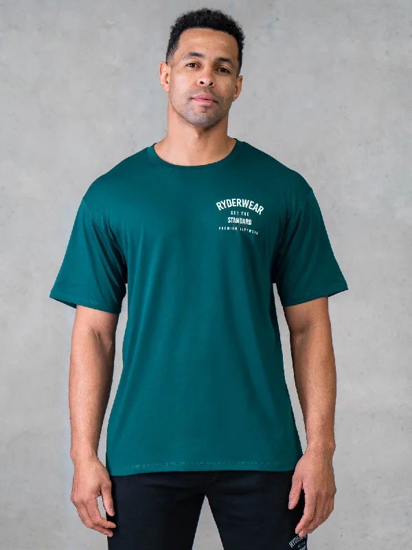 comfortable graphic tees for men -Legacy T-Shirt - Emerald