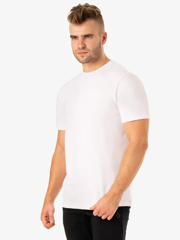 men's casual short-sleeve t-shirts -Limitless T-Shirt - White