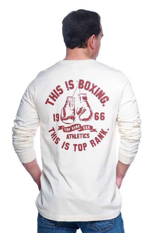 men's graphic t-shirts -Vintage Top Rank Long Sleeve T-Shirt