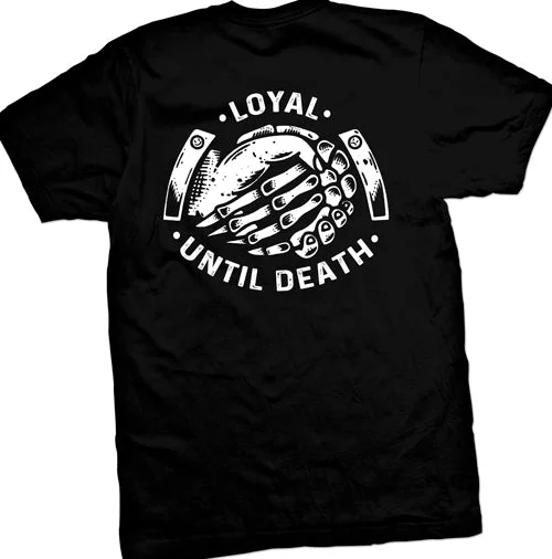 graphic design t-shirts for men -Loyal Until Death Men's T-Shirt