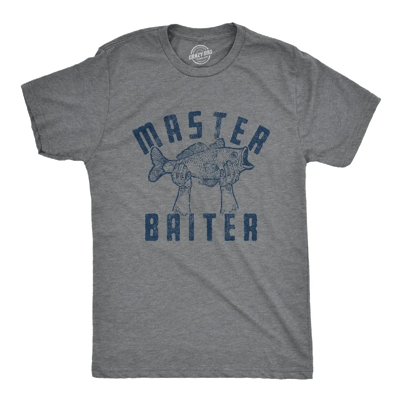 versatile t-shirts for men -Master Baiter Fish Men's T Shirt