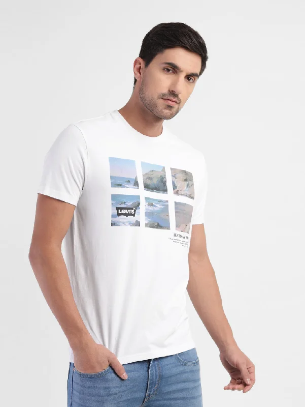 men's t-shirts with logos -Men's Graphic Slim Fit T-shirt