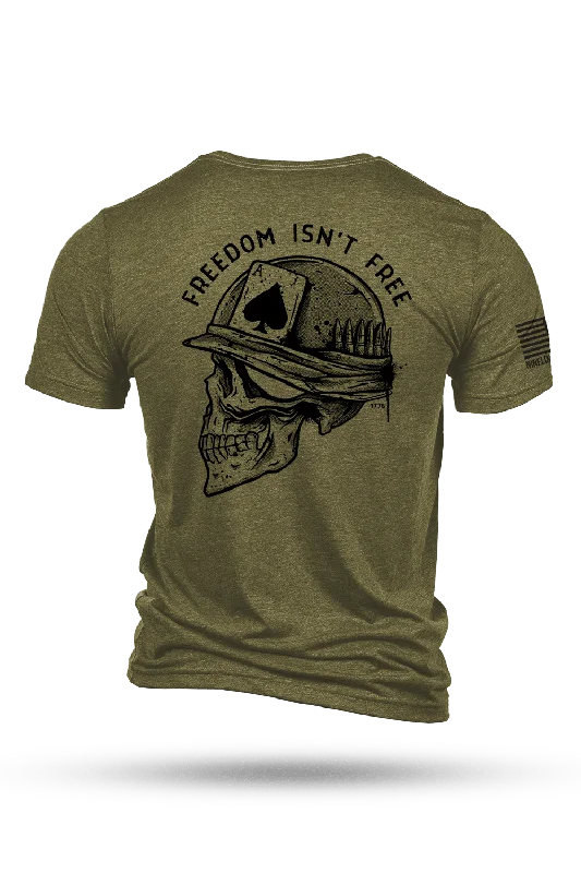 men's crewneck graphic t-shirts -Freedom Isn't Free - T-Shirt