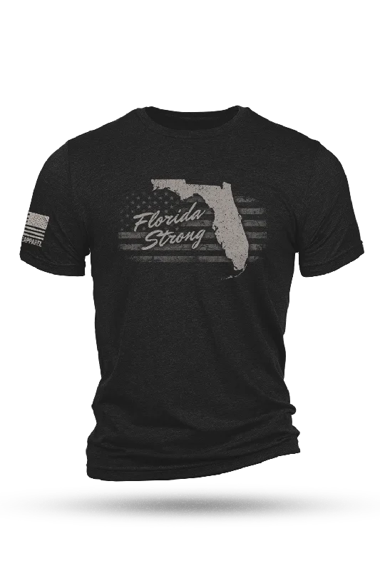 men's crewneck t-shirts -Florida Strong - T-Shirt