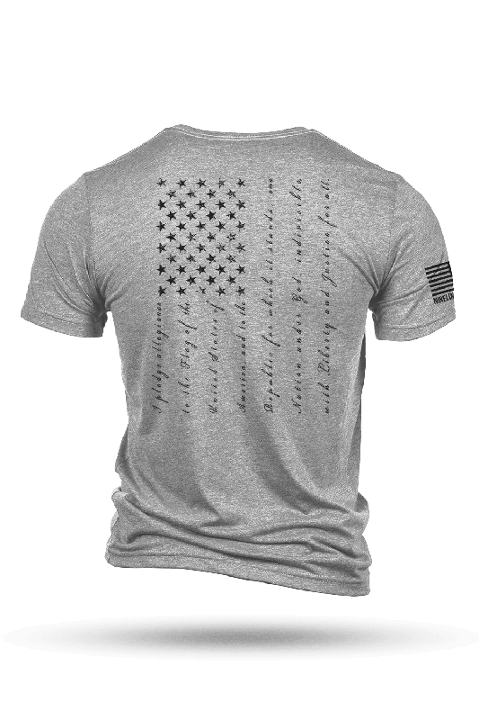 men's vintage t-shirts -The Pledge - T-Shirt