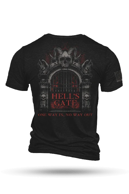 men's custom logo t-shirts -Hell's Gate - T-Shirt