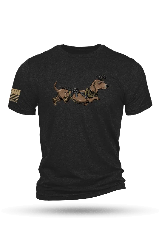 men's basic round neck t-shirts -Tactical Wiener - T-Shirt