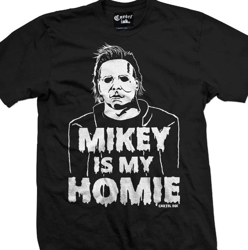 men's t-shirts for casual wear -Mikey is my Homie Men's T-Shirt