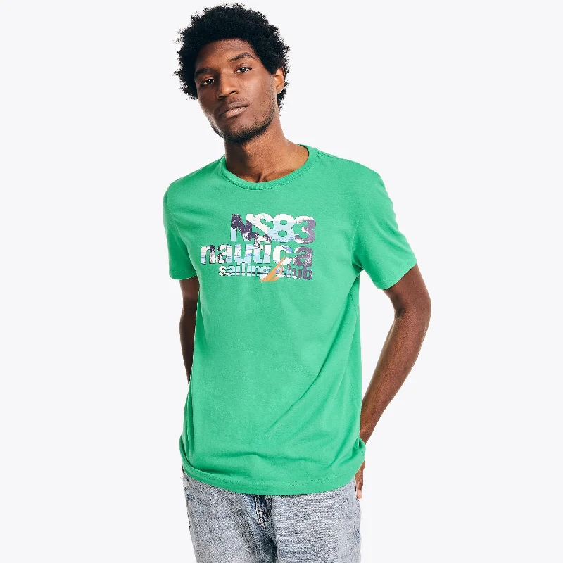 cool summer t-shirts -Nautica Mens Ns83 Sailing Graphic T-Shirt