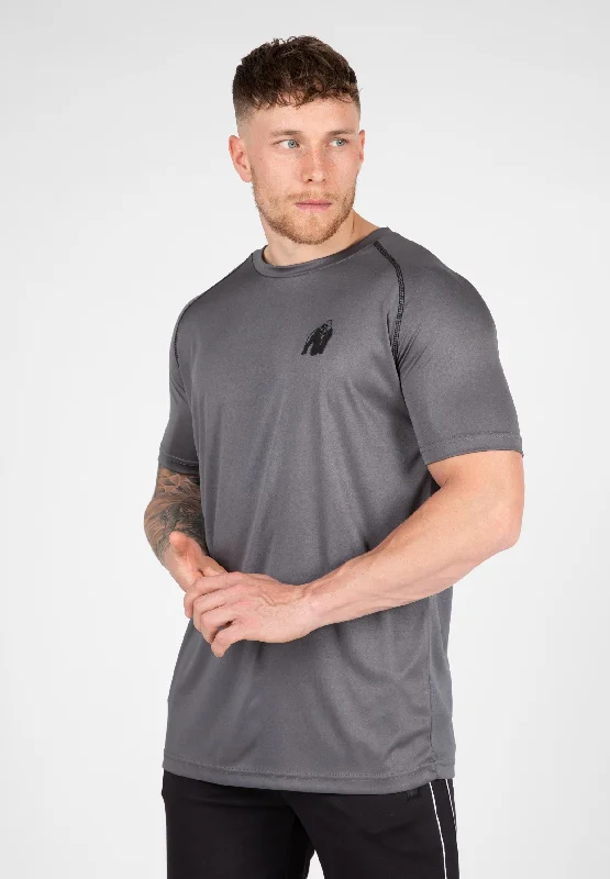 men's fashion-forward t-shirts -Performance T-Shirt - Gray