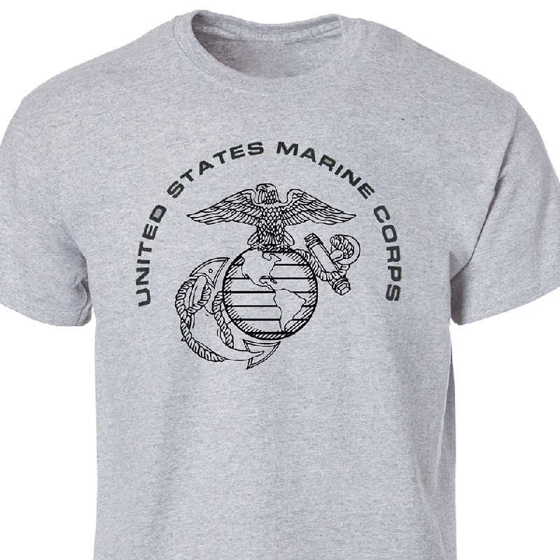 men's round neck t-shirts -United States Marine Corps T-Shirt