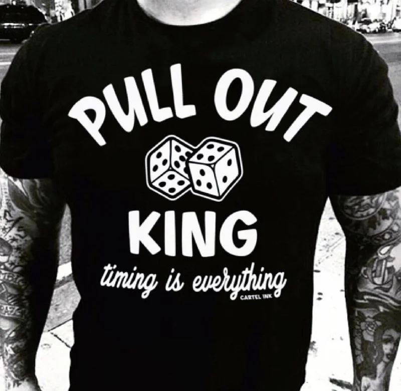 comfortable t-shirts for men -Pull Out King Men's T-Shirt