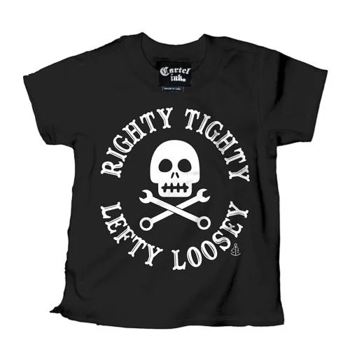 slim fit t-shirts for men -Righty Tighty Lefty Loosey Kid's T-Shirt