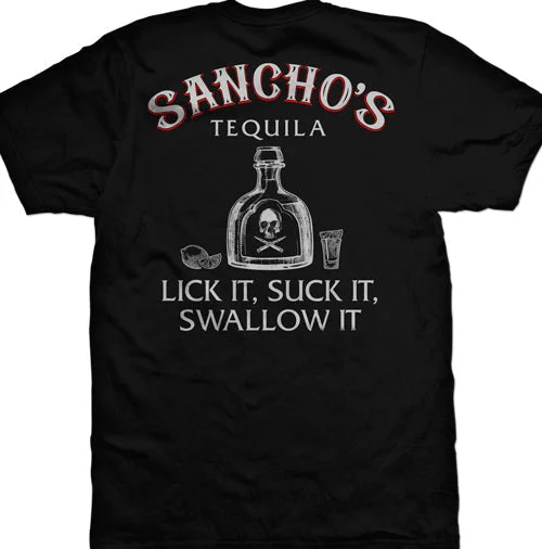 men's holiday-themed t-shirts -Sancho's Tequila Men's T-Shirt