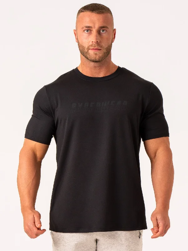 cool t-shirts for men -Soft Tech T-Shirt - Black