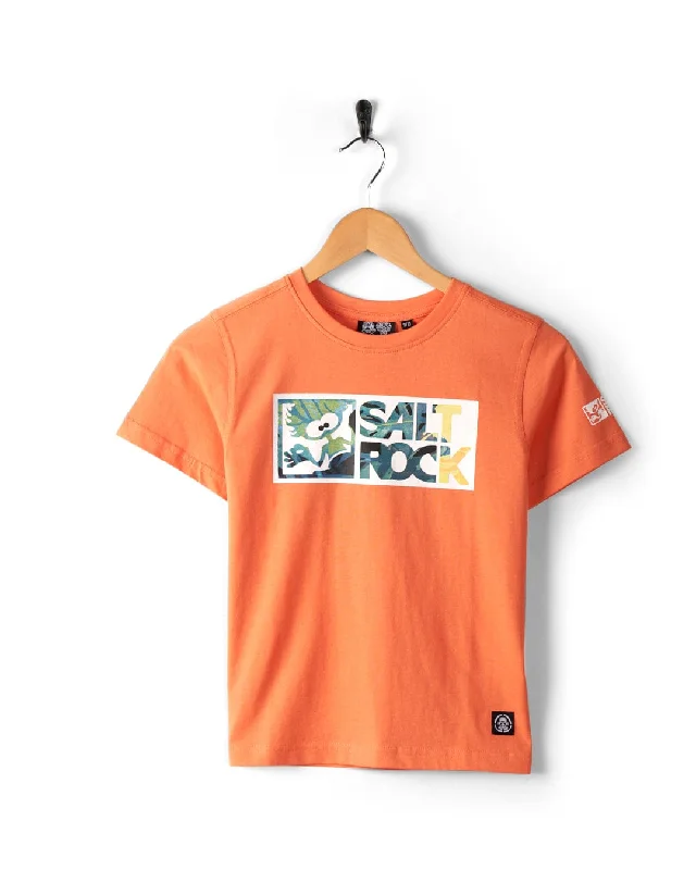 comfortable cotton t-shirts -Subtropical Corp - Kids T-Shirt - Orange