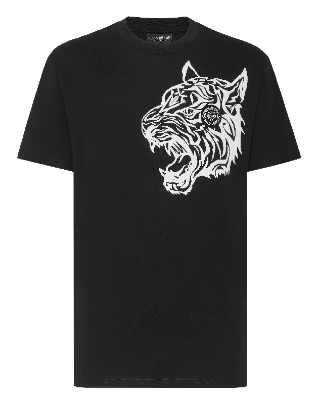 trendy printed t-shirts for men -T-shirt Round Neck SS Tiger