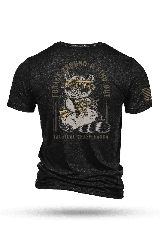 slim-fit cotton t-shirts -Tactical Trash Panda - T-Shirt