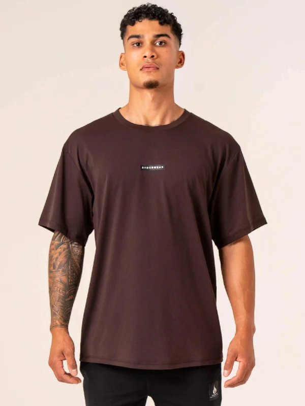 men's soft jersey t-shirts -Terrain T-Shirt - Dark Oak