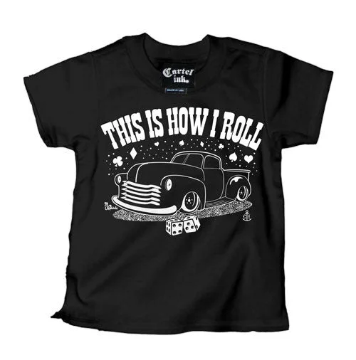 casual wear t-shirts for men -This is How I Roll Chevy Truck Kid's T-Shirt