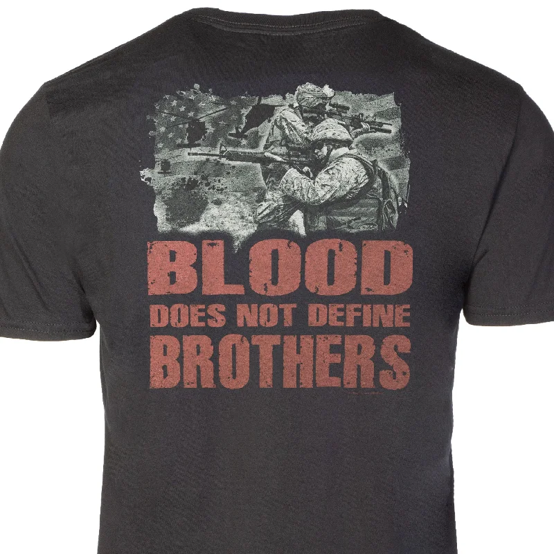 men's fitted t-shirts -Blood Doesn't Define Brothers T-shirt