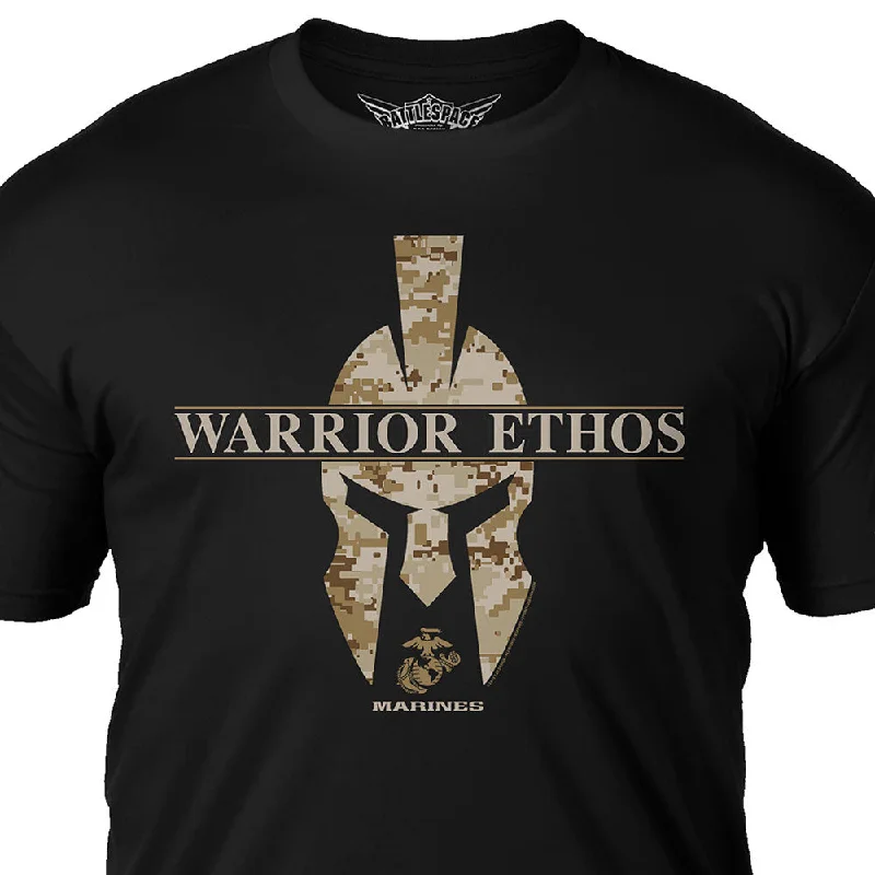 men's simple t-shirts for layering -USMC Warrior Ethos T-Shirt