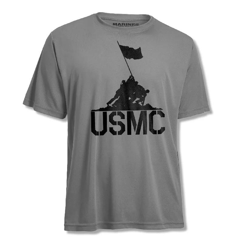 men's sports team t-shirts -Men's Flag Raising T-Shirt