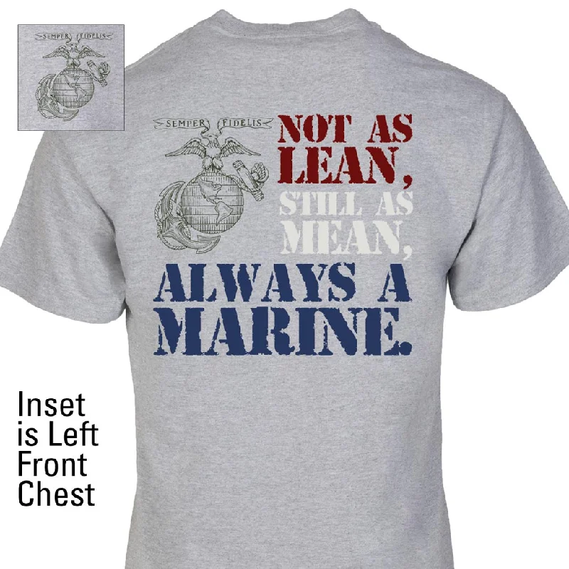 trendy printed t-shirts for men -Not As Lean Back With Left Chest T-shirt