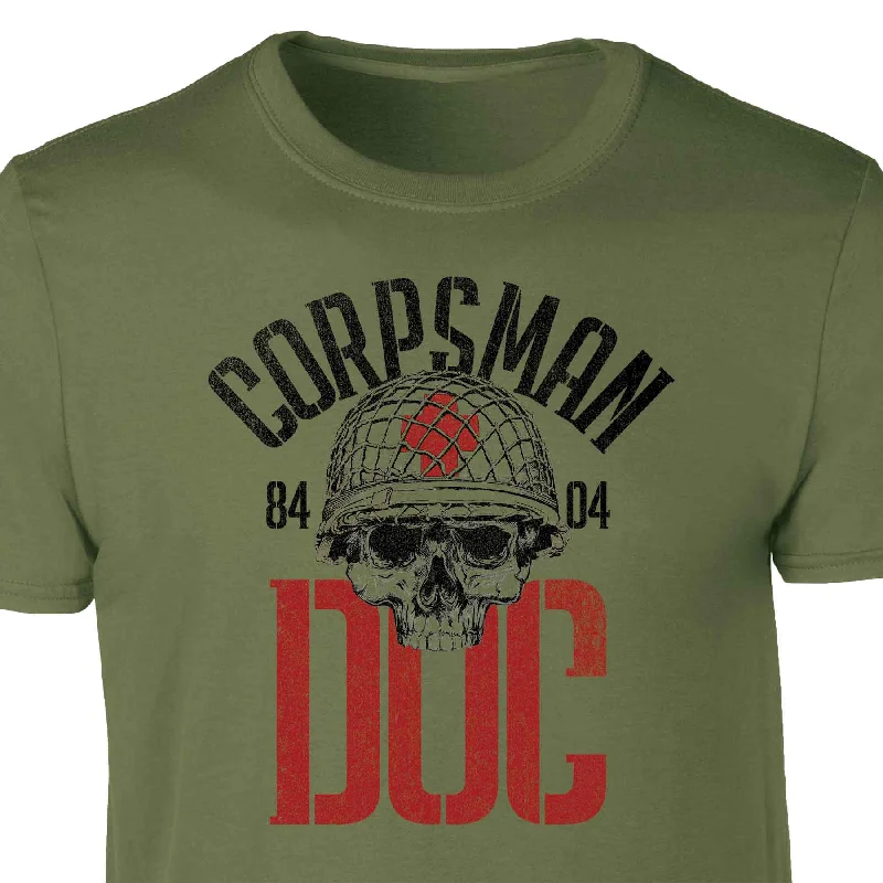 men's holiday-themed t-shirts -Corpsman DOC T-shirt